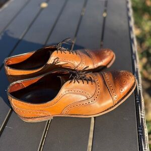 Allen Edmonds "STRAND" Men's Cap-Toe Oxford 11  Walnut  Made in USA Mens